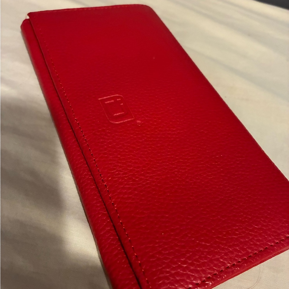 Red Leather Women's Wallet